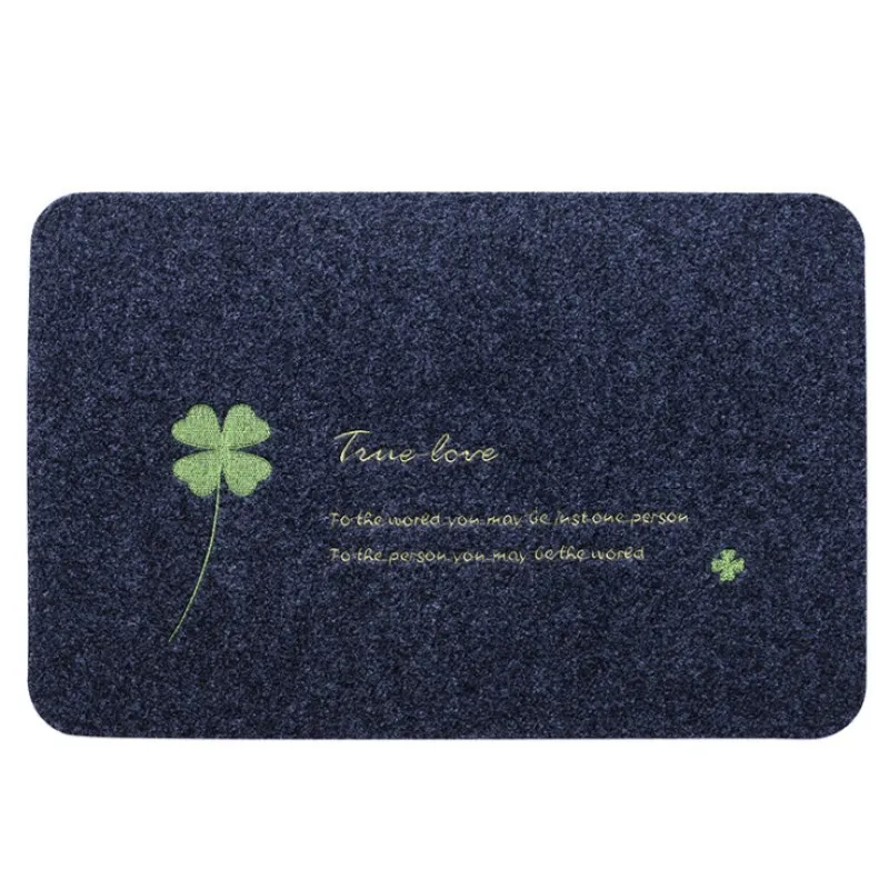 Новый четырехлистный коврик из травы для ванной напольные коврики прямоугольные