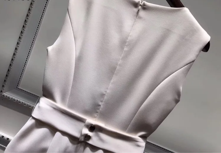 Vestidos De Festa, летнее модное офисное платье для женщин, с v-образным вырезом, с кристаллами, с бисером, без рукавов, облегающее платье-карандаш, тонкая одежда для вечеринок