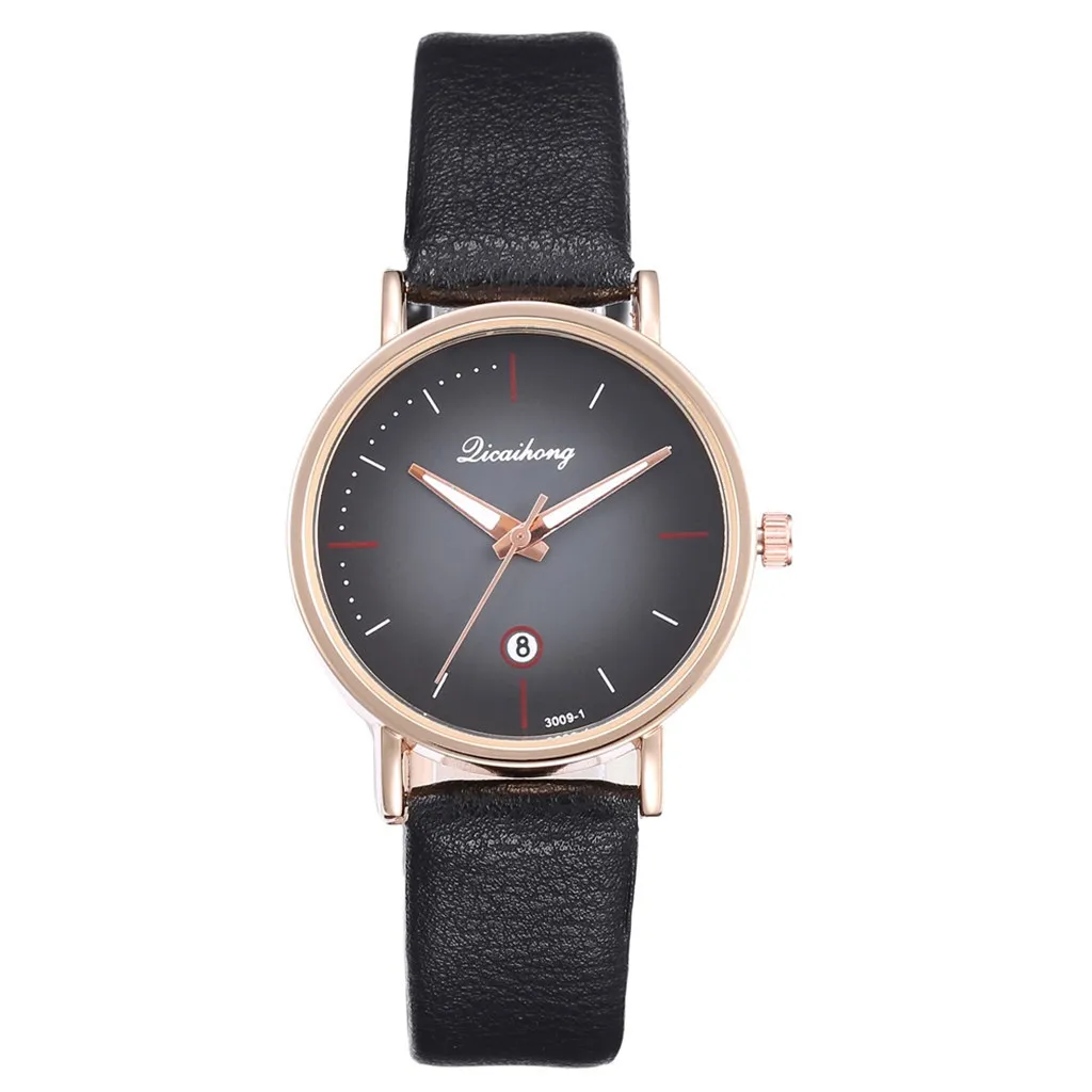 Простые Модные креативные женские часы с креативным рисунком кварцевые