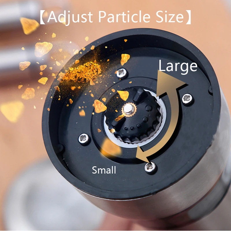 Ручная мельница из нержавеющей стали для перца соли специй кухонные инструменты