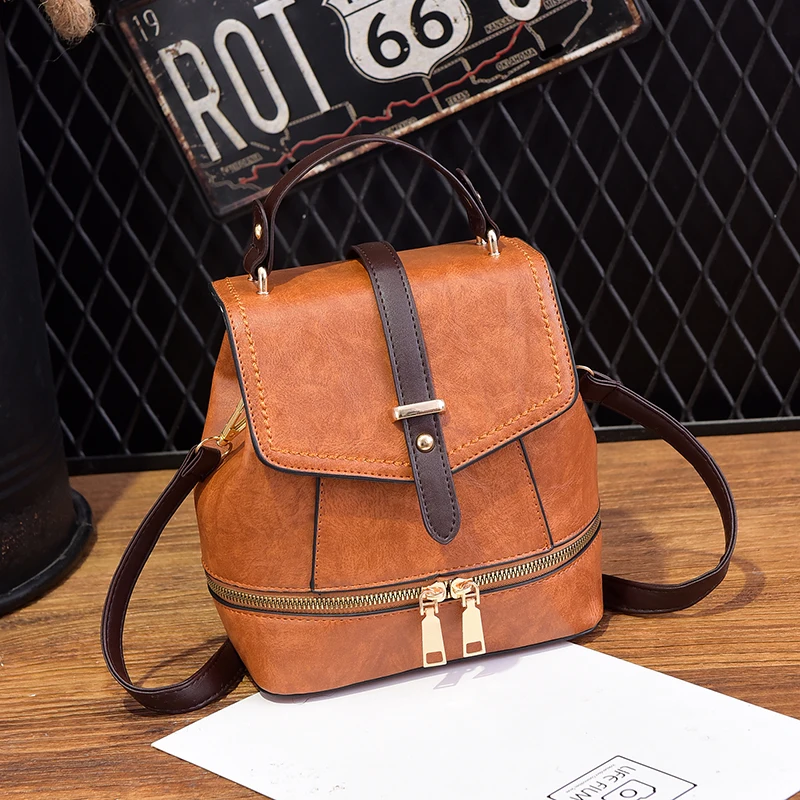 WERAIMJX кожаный рюкзак модный новейший Mochila Feminina Большая вместительная сумка для