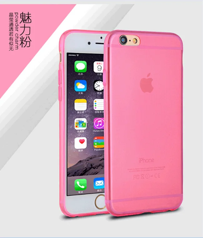 Awesome Price protector For iPhone 6 plus 6s 5.5" inch Ultra thin shell Slim Crystal TPU soft Case Cover Back Skin |