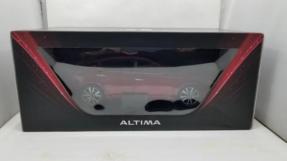 1:18 литая модель для Nissan Teana Altima 2018 красный седан игрушечный автомобиль из сплава