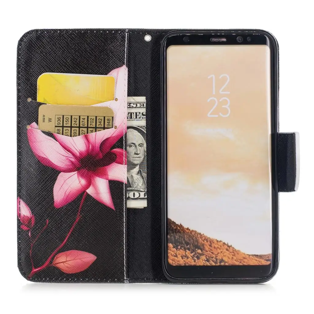 Flip leather case for fundas samsung galaxy S8 G950F SM-G950F G950U phone hoesjes coque S 8 covers cases | Мобильные телефоны и