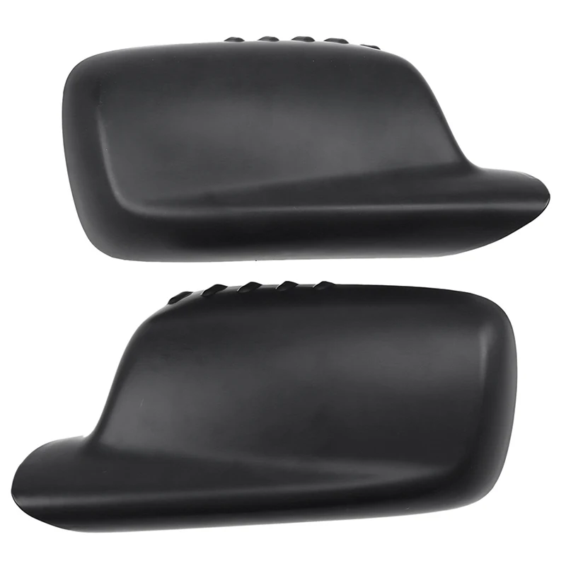1 Pair Matte Black Side Rearview Mirror Cover Trim Door Rear View Mirrors Frame Car Accessories For Bmw E46 E65 E66 E67 511670 | Автомобили