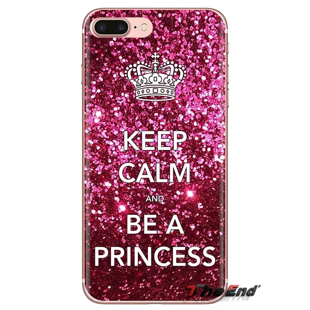 Keep Calm be a Princess TPU Transparent Shell Cover For Oneplus 3T 5T 6T Nokia 2 3 5 6 8 9 230 3310 2.1 3.1 5.1 7 Plus 2017 2018 |