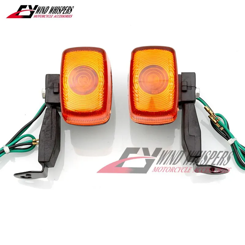 2XPCS Motorcycle Turn Signal Turning Light Blinker Lamp For Yamaha XT225 TTR250 KLX250 XR250 XT 225 TTR KLX XR 250 |
