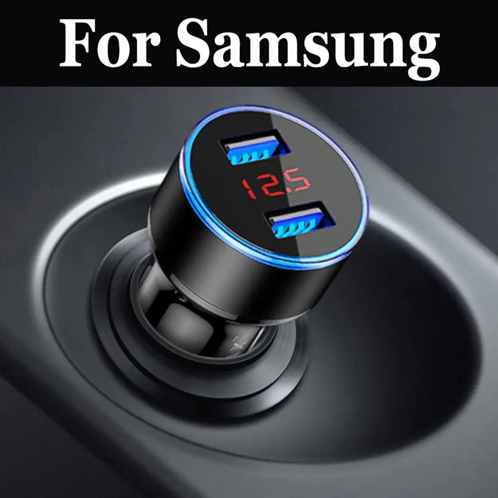 Автомобильное зарядное устройство адаптер USB Мобильный телефон для Samsung Galaxy J4 A3 A5