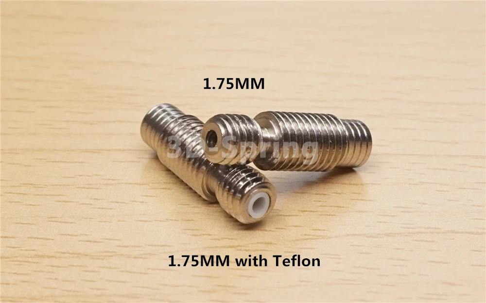 V6 Heatbreak M7 Тепловой разрыв горло для Hotend экструдер Титан отделочных тефлон Нержавеющая сталь 4,1 мм диаметр для 1,75 мм 3 мм