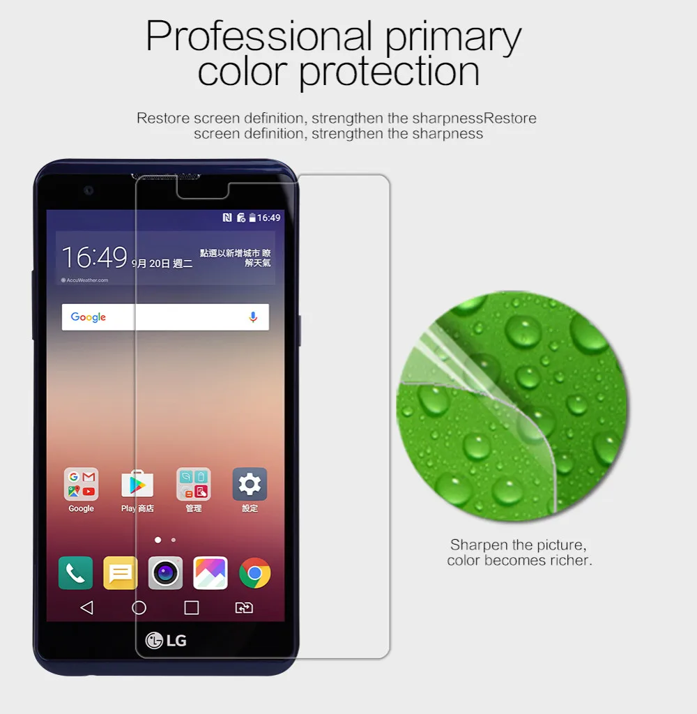 Nillkin прозрачный ПЭТ высокий чистый/матовый экран протектор для LG X power K220DS K220 защитная пленка