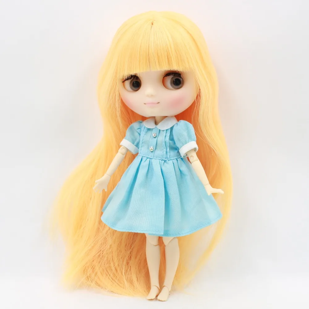 DBS BLYTH middie кукла розовый синий желтый платье наряд одежда милая 1/8 Подарочная