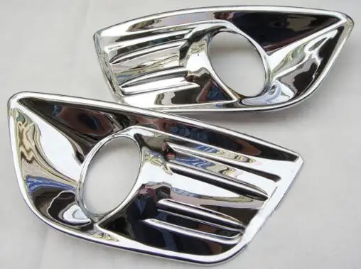 Бесплатная доставка! Верхняя звезда ABS хром 2 шт передняя противотуманная фара