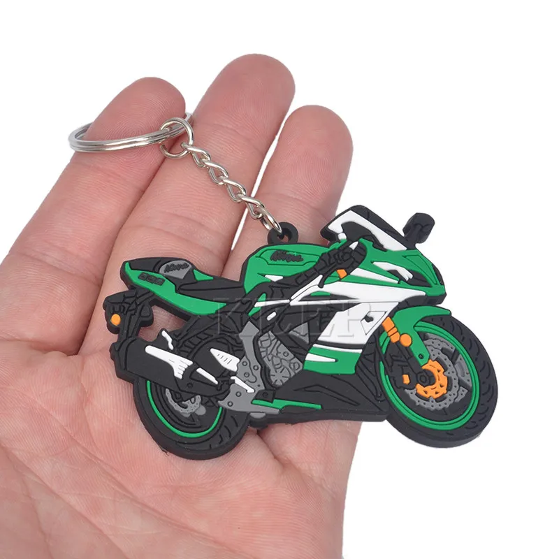 Брелок модель мотоцикла резиновая брелок держатель для BMW Suzuki Yamaha Kawasaki Honda 46