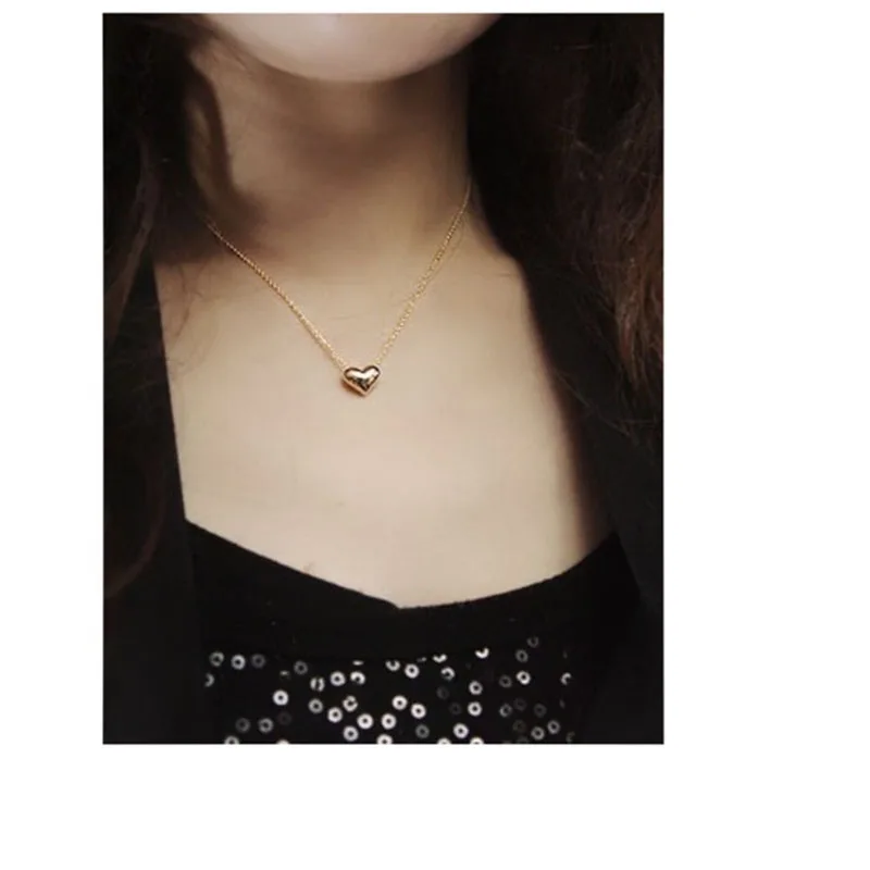 

925 sterling silver necklace ladies fashion red lady-shaped gift wholesale