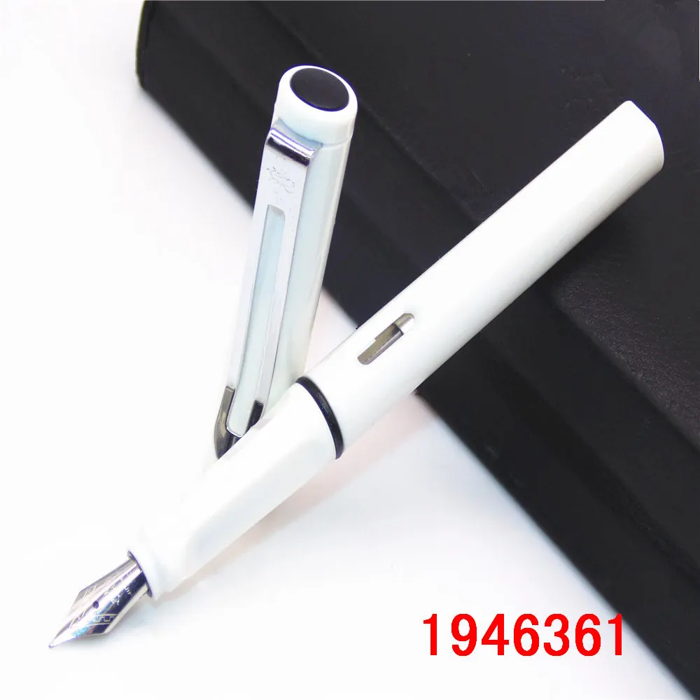 JINHAO 599, все цвета, Студенческая Мода, средний и тонкий перьевая ручка, лучший подарок для подарка, школьные офисные принадлежности - Цвет: White