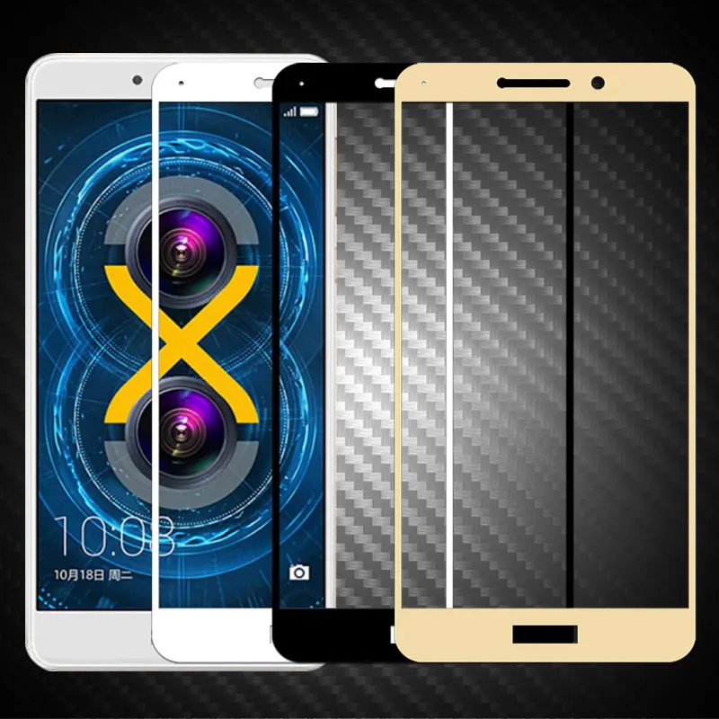 Легко установить закаленное стекло для Honor 6x Взрывозащищенная устойчивая к