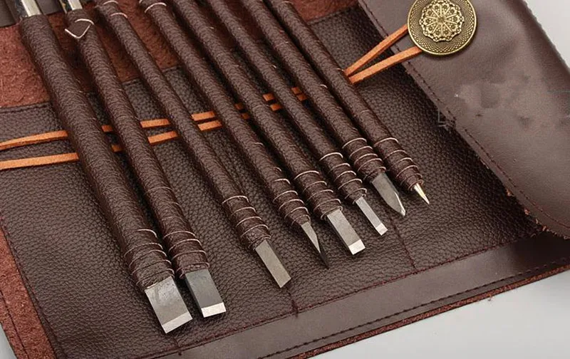 8 шт. уплотнительный инструмент для резьбы нож набор по дереву|tool chisel|chisel wood carvingwood