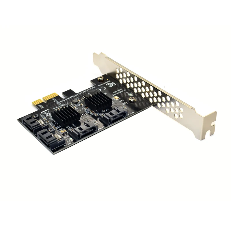 4 порта SATA 3 0 для расширения PCIe карта PCI express e адаптер конвертер постоянного тока с