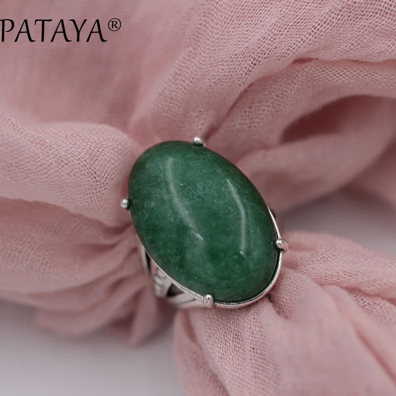 PATAYA, Новое поступление, древнее серебро, протертая Черная задняя часть, полый ювелирный набор, прекрасный натуральный камень тигра, большие серьги, набор колец, свадебный набор