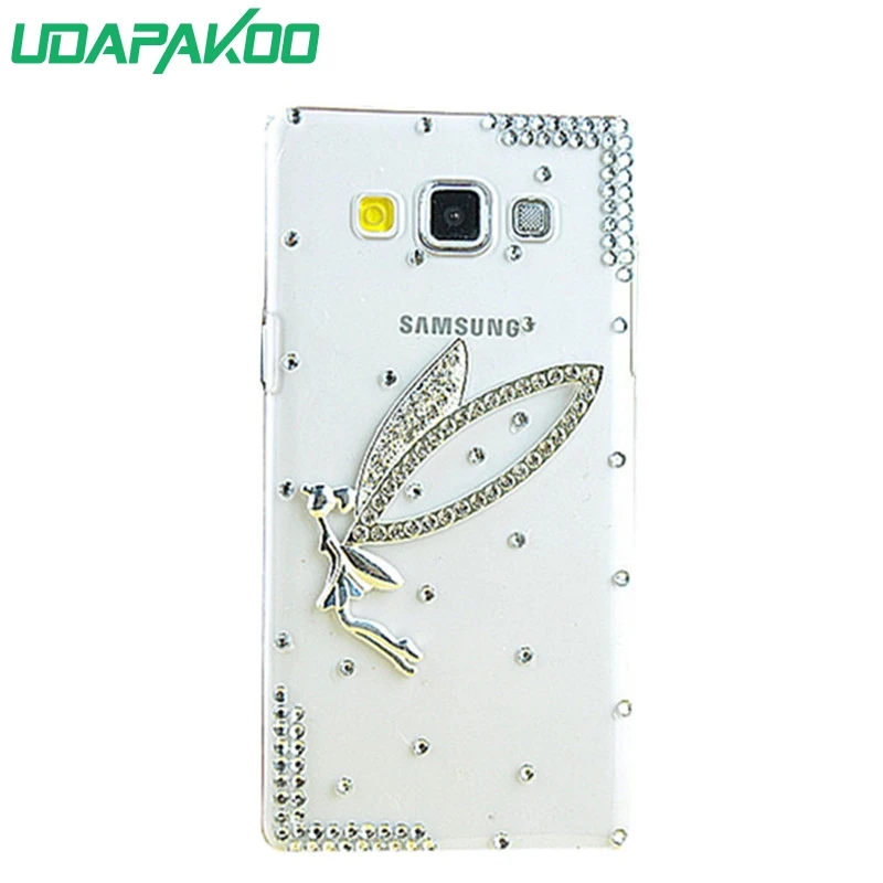 Жесткий чехол для телефона роскошный 3D с бриллиантами и кристаллами Samsung A5 2016/Mega 5