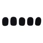 5 шт.упак. мягкой эластичной губкой микрофонная головка крышка лобового стекла автомобиля чехол для микрофона для гарнитура наушники Воротник микрофон