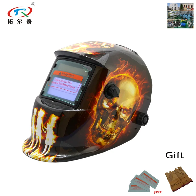 

Автоматическая Затемняющая сварочная маска для шлема MIG MMA TIG Сварочная маска/шлем сварочная линза для сварочного аппарата HD14-2200DE