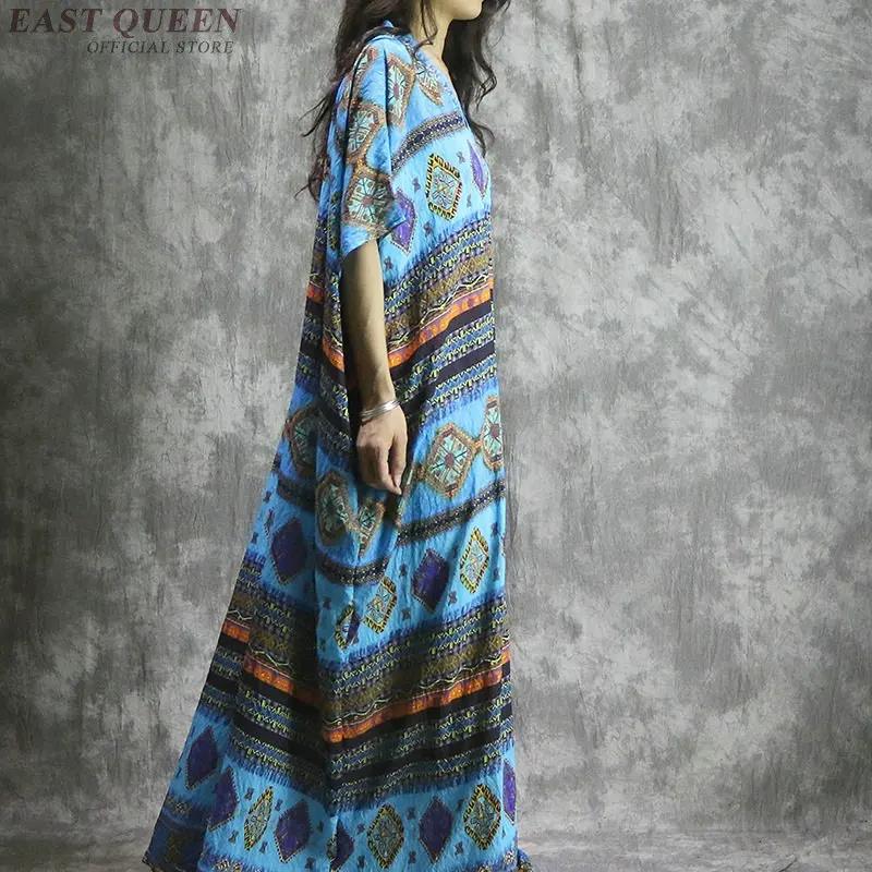 Женское платье в этническом стиле Boho богемное асимметричное хиппи для отпуска