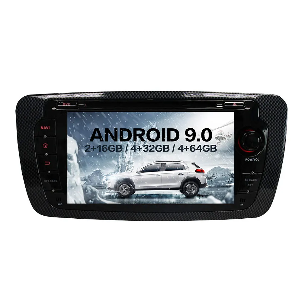 7 дюймовый автомобильный DVD плеер Android 9 0 GPS радио для IBIZA Seat 2009 2013 навигация