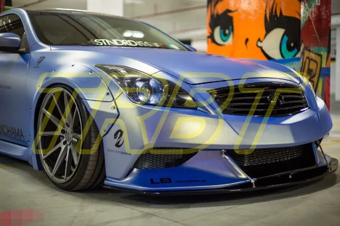 G37 Coupe Средства ухода за кожей комплект Волокно Стекло передний бампер передняя