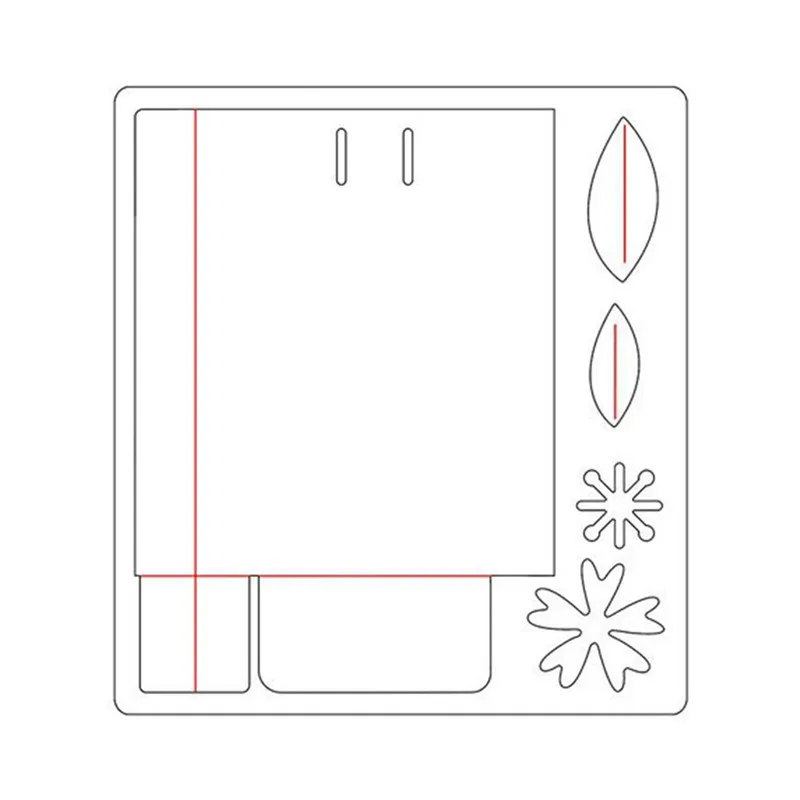YaMinSanNiO 1 шт. 108*114 мм новинка 2019 металлические резные штампы Подарочная коробка для
