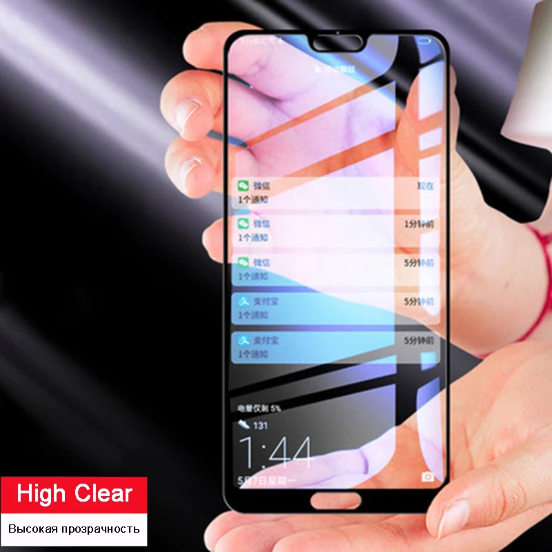 9H полное покрытие закаленное стекло для huawei P20 Lite Pro Plus P 20 защитное на P20lite P20pro P20plus