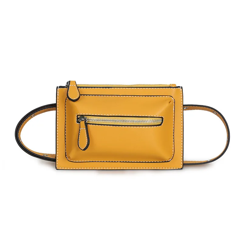 

BANGE Women Sewing Thread Waist Bag Girls Fanny Pack Chest Packs For Women Shoulder Bags Heuptas Heuptasje Sac Banane 3 Ways Use