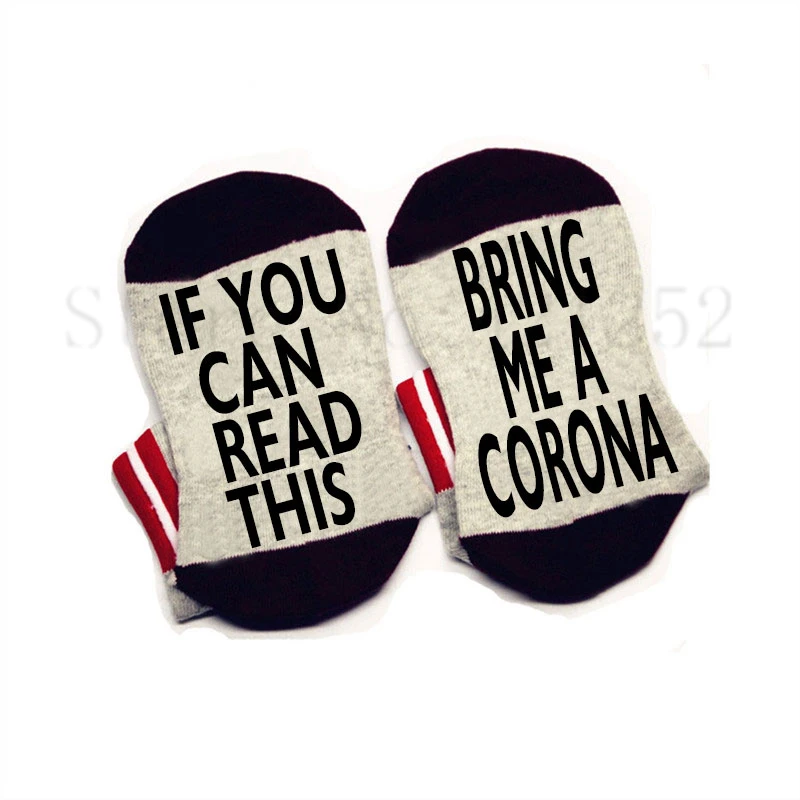 Носки если вы можете прочесть эти носки bring me a CORONA хлопковые эластичные удобные