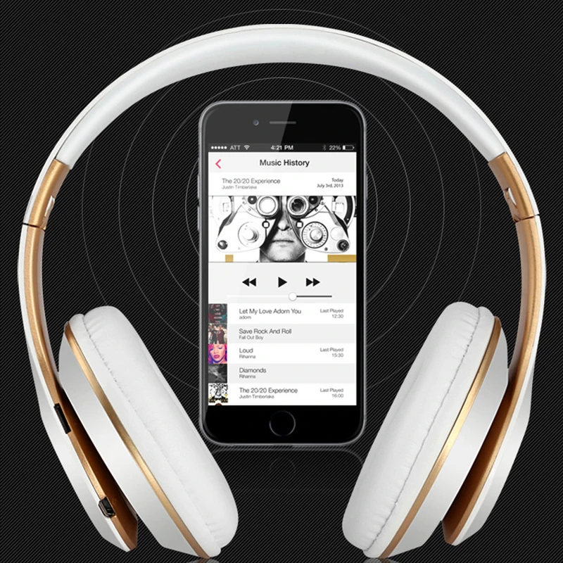 6S Bluetooth аудио наушники беспроводные HIFI шлем Аудио Bluetooth наушники стерео бас встроенный микрофон Сабвуфер гарнитура fone