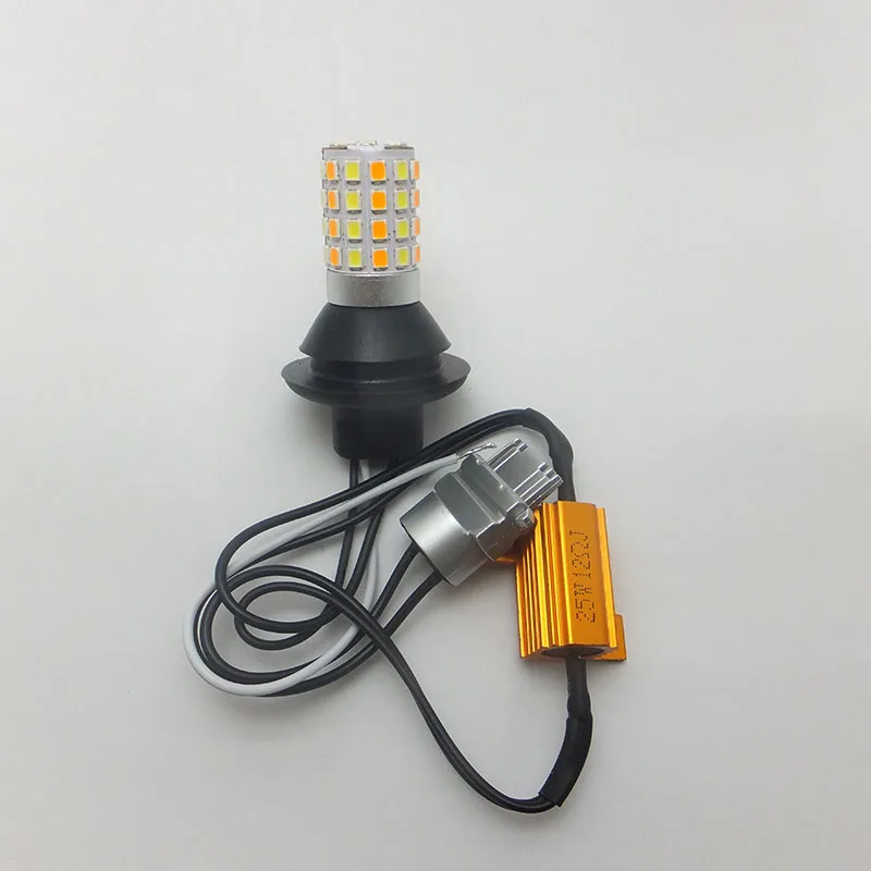 AMYWNTER 3157 12V Габаритные огни 21 Вт DRL 3156 база Canbus led поворотные сигналы стоп-сигналы
