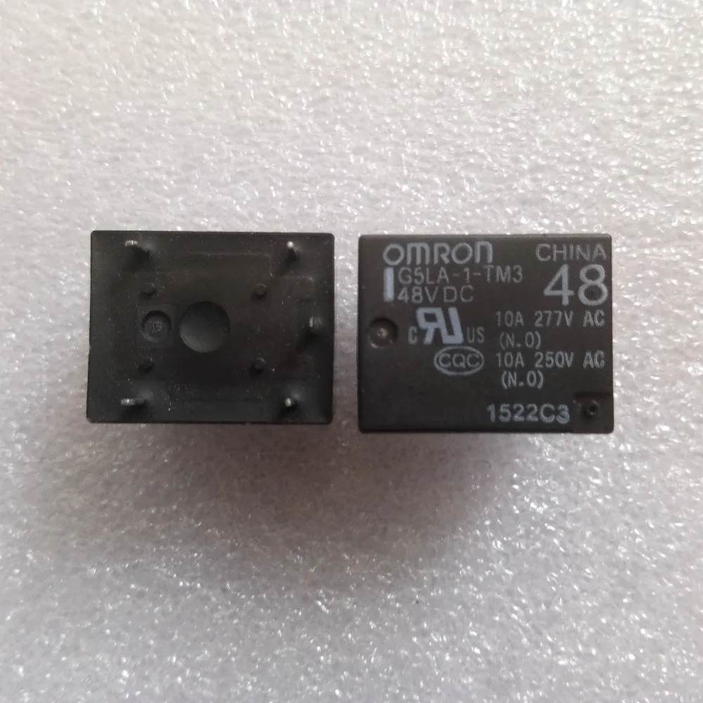 10 шт./лот Новое реле Φ 48 В постоянного тока 10A 5 контактов в|48vdc relay|10a relay5pin relay |