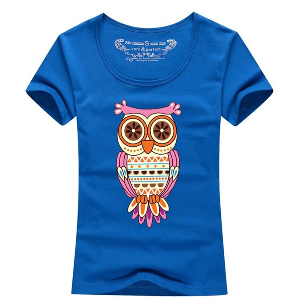 Футболка для мужчин и женщин с принтом в виде животных футболка Ночной Совы пар