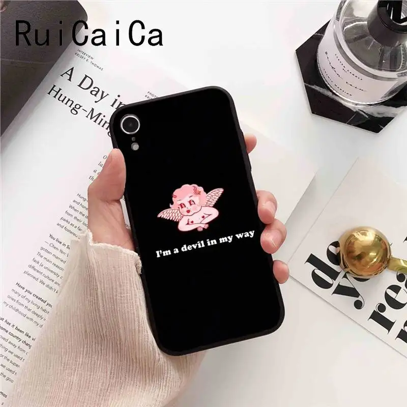 Ruicaica Renaissance angels Art Pattern Мягкий чехол для телефона из ТПУ iPhone X XS MAX 6 6S 7 7plus 8 8Plus 5 5S XR |