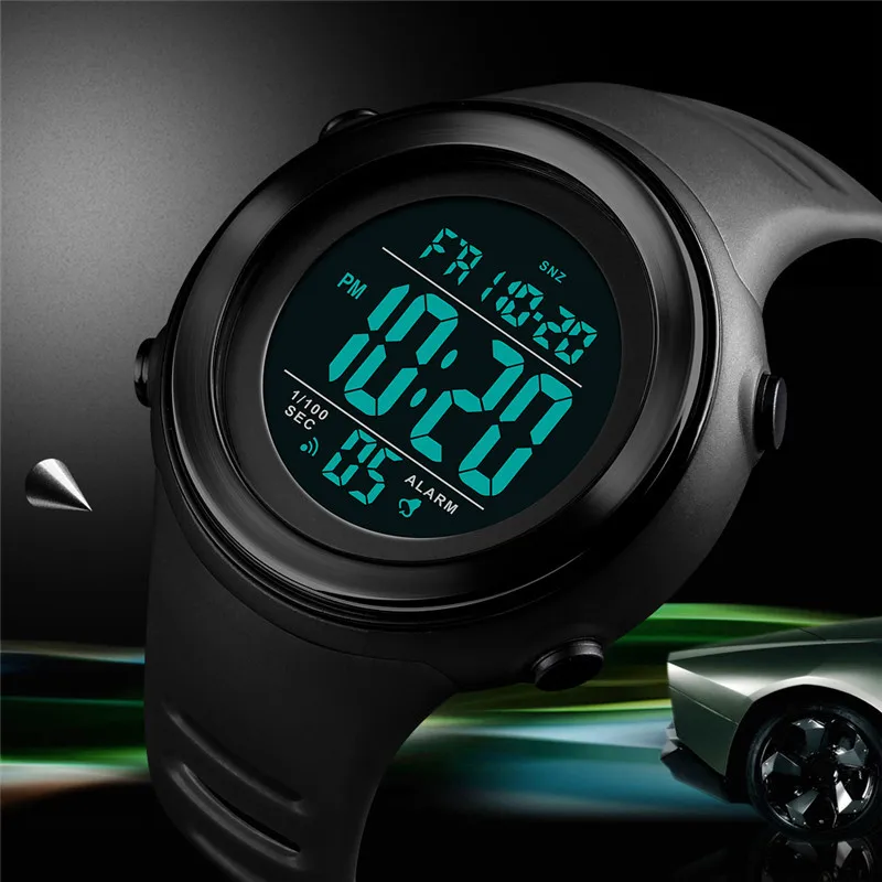 Мужские спортивные часы Time Secret Многофункциональные цифровые водонепроницаемые