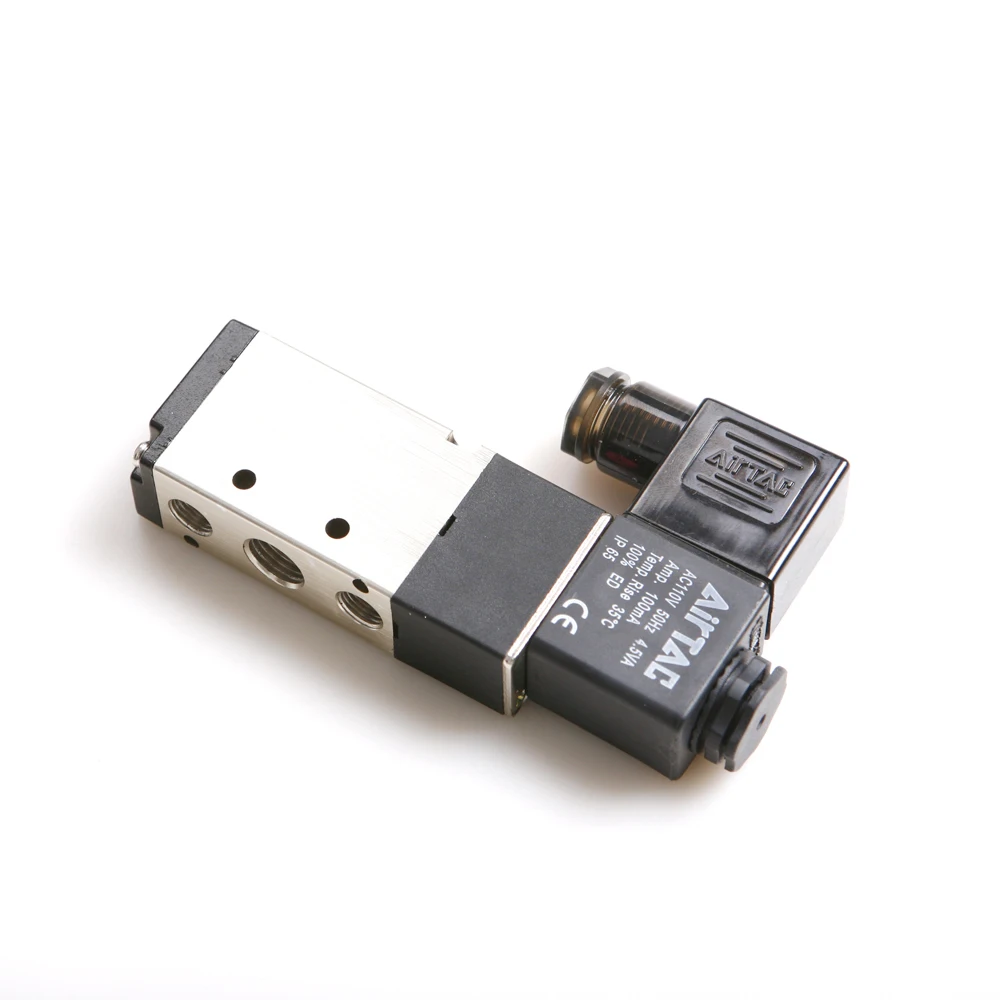 Новый 5 позиционный 2 Электрический Пневматический электромагнитный клапан 1/4