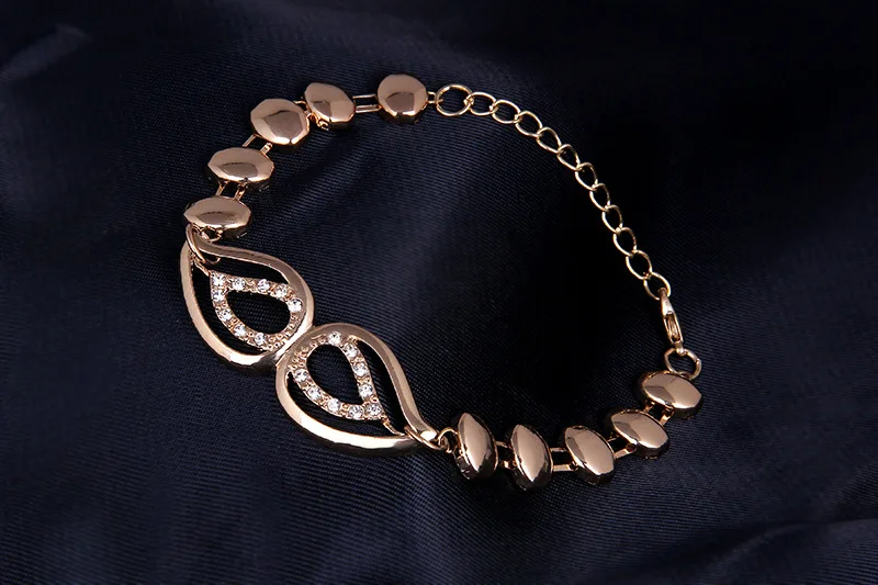 Fashion Leafs Pendant Jewelry African Women Party Gifts Trendy Gold Color Sets Elegant Crystal Bridal Jewellery | Украшения и