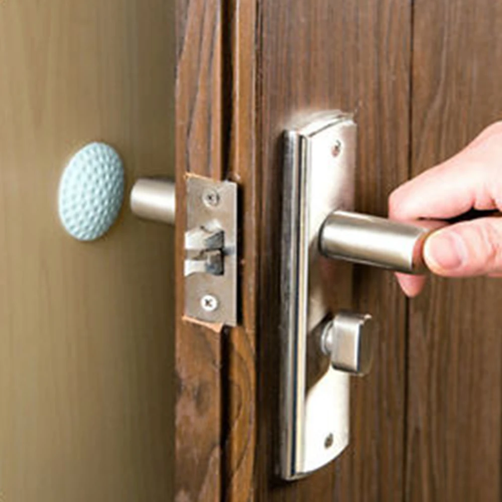 2 шт. противоскользящие резиновые наклейки уплотненные накладки дверные ручки