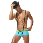 Мужские трусы-боксеры с заниженной талией, цвет в ассортименте