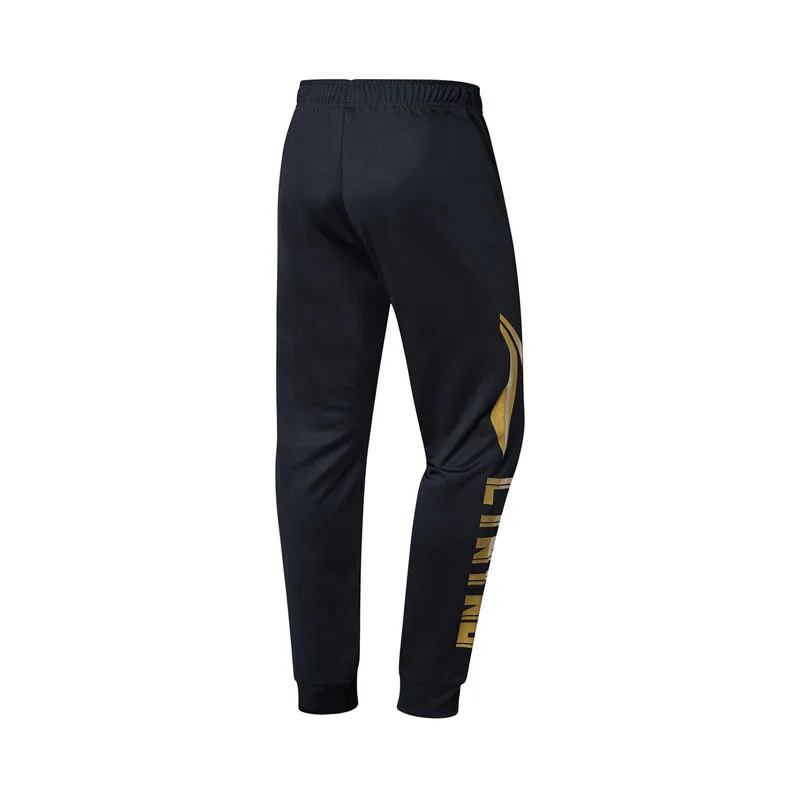 Мужские спортивные брюки Li Ning серия бадминтон удобные штаны из полиэстера с