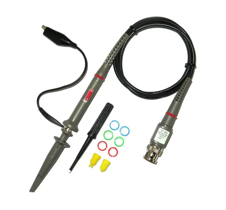 

Oscilloscope Probe P6060 60MHz X1 X10 Oscilloscope Clip Probe 100% Brand New High Quality