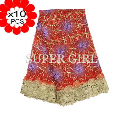 3D Африки кружевной ткани 2017 высокое качество кружева с камнями и бисером