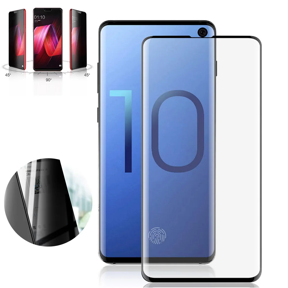 9H Privacy Protection Tempered Glass For Huawei P30 Lite Screen Protector Anti-Peeping Full Coverage Protective Film | Мобильные