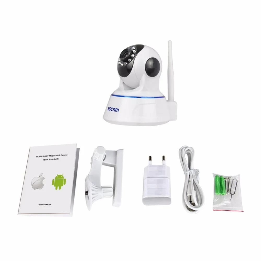 Escam qf002 мини wi fi ip камера hd 720 P cctv камеры безопасности P2P Ик Двухстороннее Аудио
