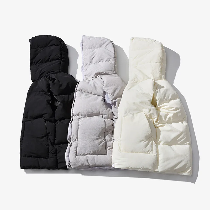 

2020 autumn cotton vest men leisure teenagers hooded vest