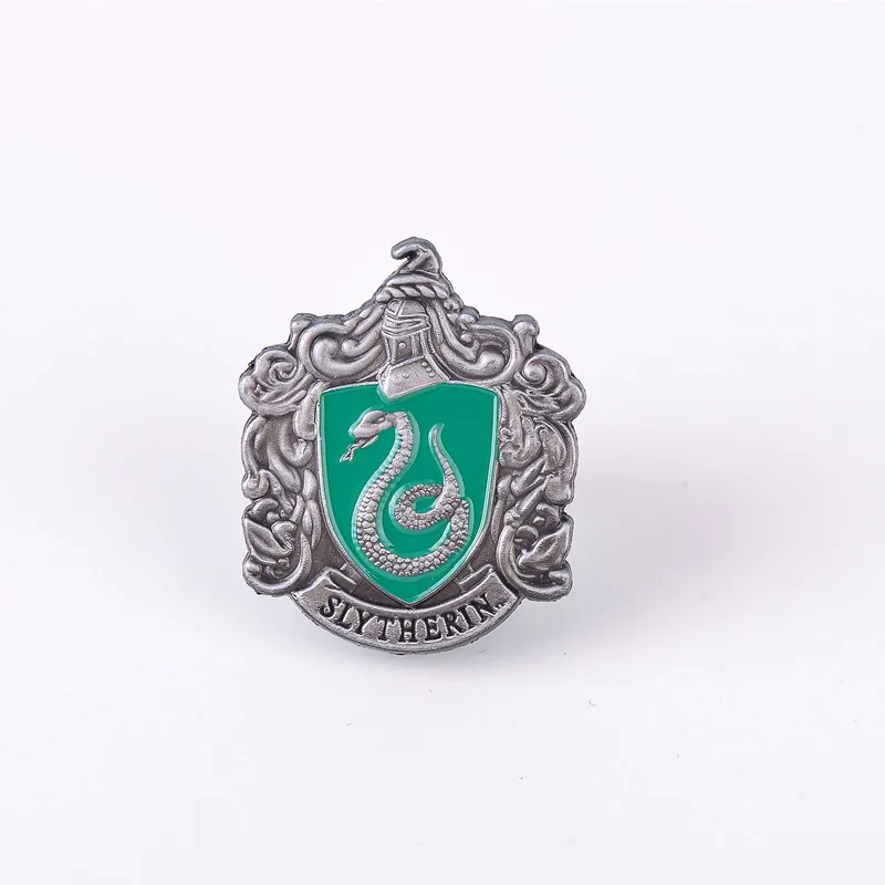 5 шт. знак школы Хогвартс булавки брошь Гриффиндор модная Ravenclaw Слизерин значок с